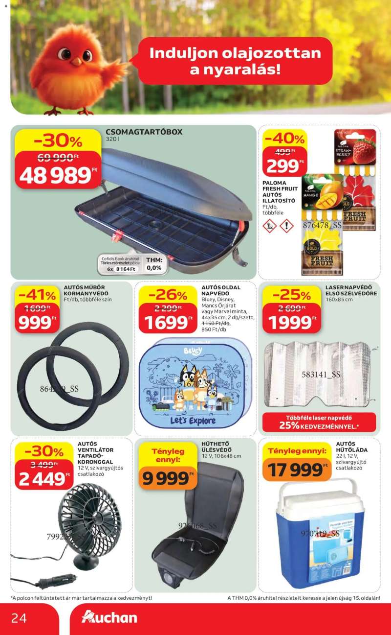 Auchan Auchan Nyári extra ajánlataink 24 oldal