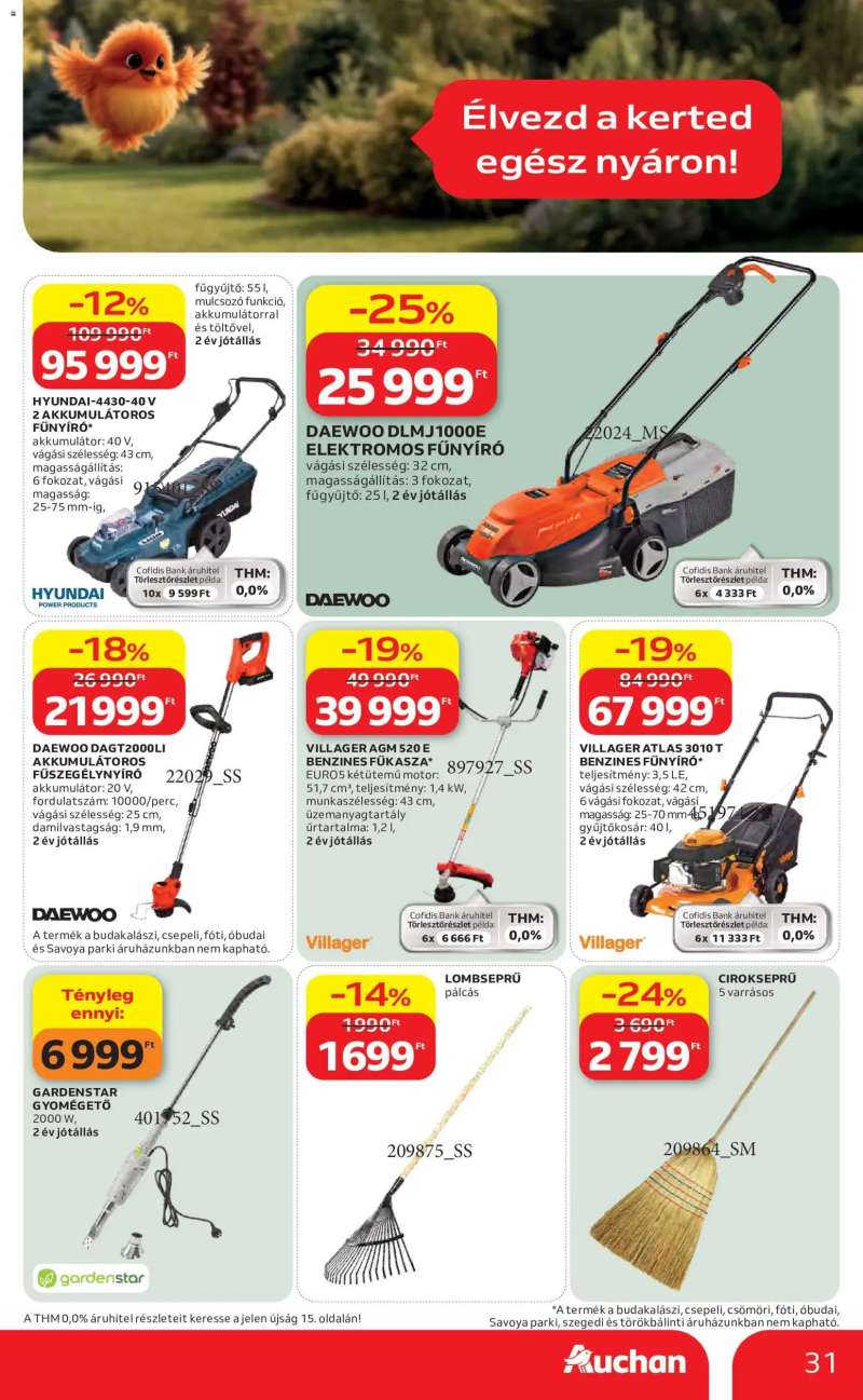 Auchan Auchan Nyári extra ajánlataink 31 oldal