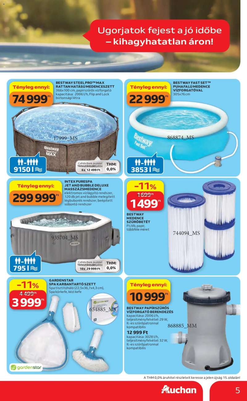 Auchan Auchan Nyári extra ajánlataink 5 oldal