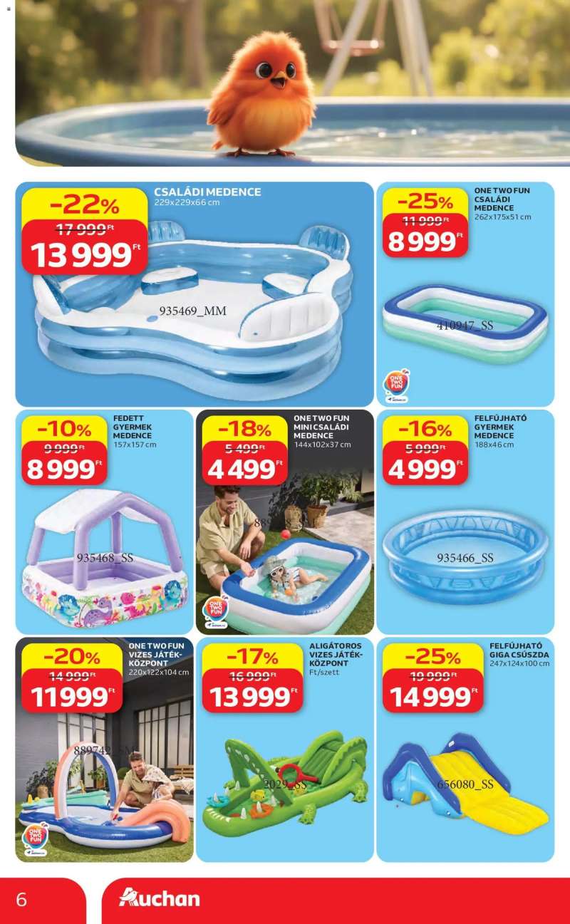 Auchan Auchan Nyári extra ajánlataink 6 oldal