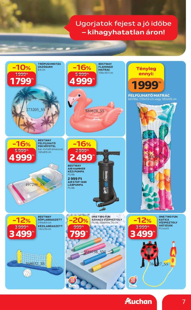Auchan Auchan Nyári extra ajánlataink 7 oldal