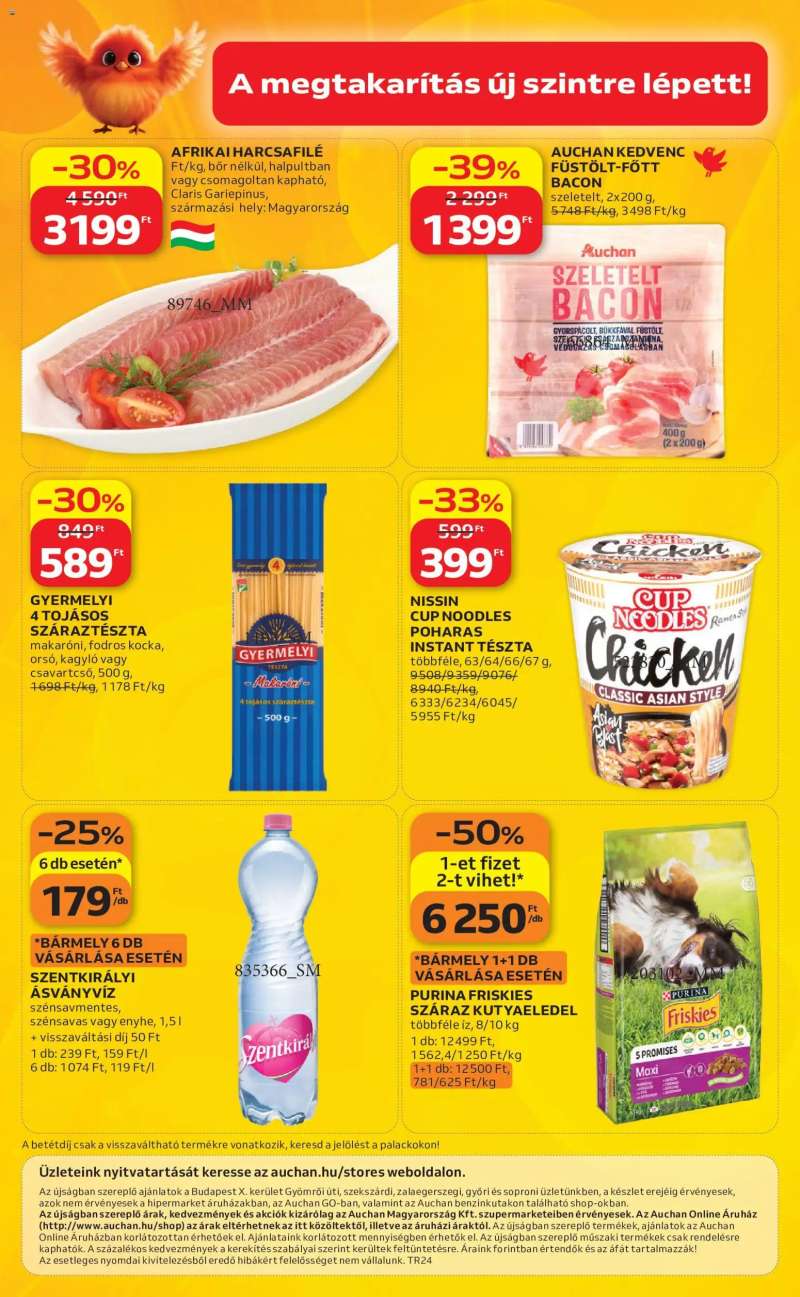 Auchan Auchan Szupermarket akciós újság 16 oldal