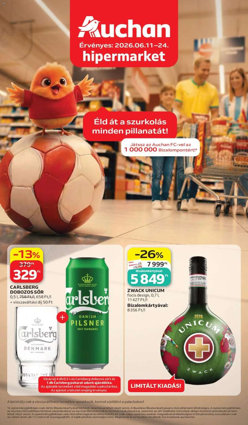 Auchan Auchan Szúrkolj velünk 1 oldal