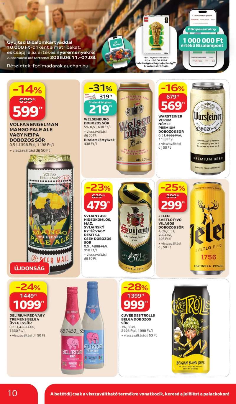 Auchan Auchan Szúrkolj velünk 10 oldal