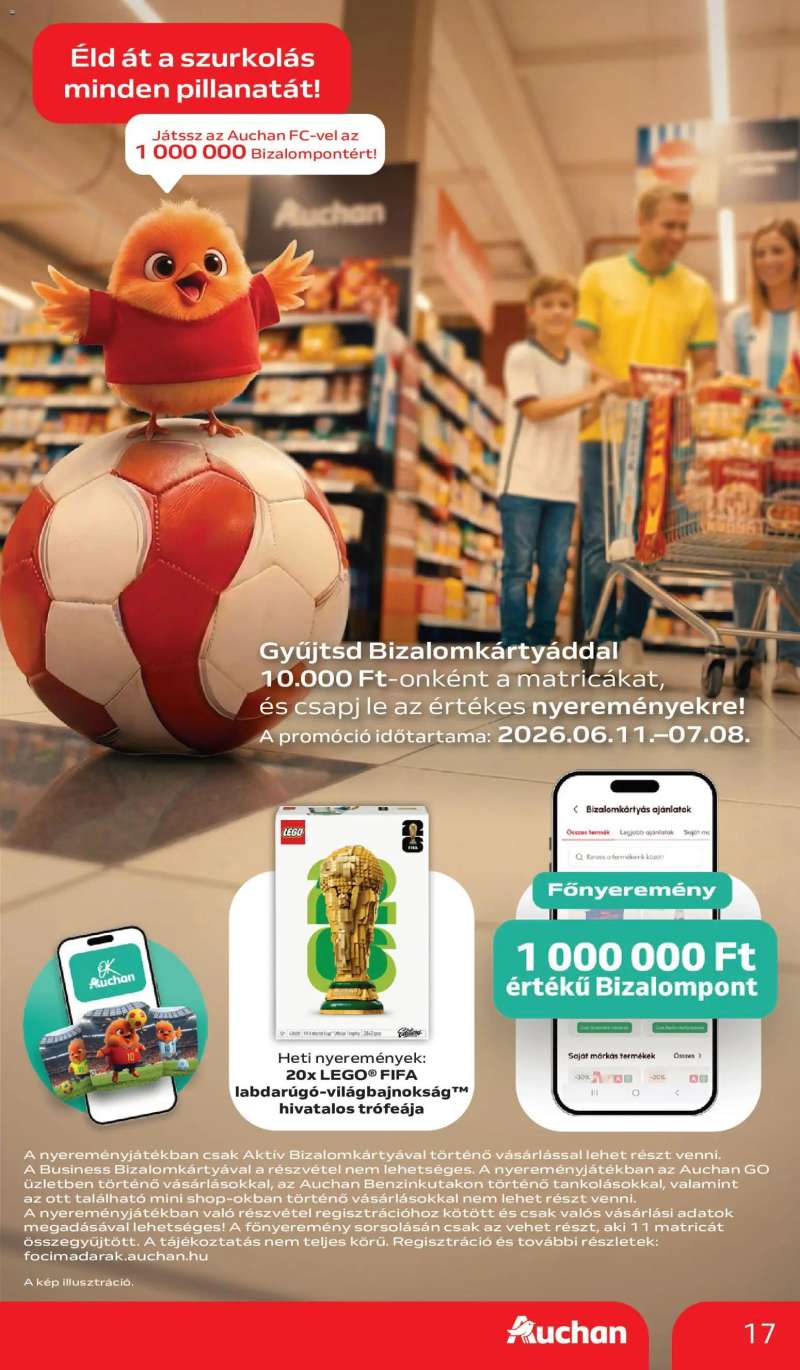 Auchan Auchan Szúrkolj velünk 17 oldal
