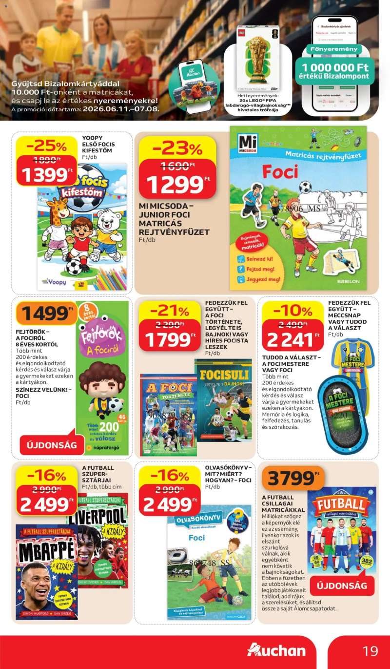 Auchan Auchan Szúrkolj velünk 19 oldal