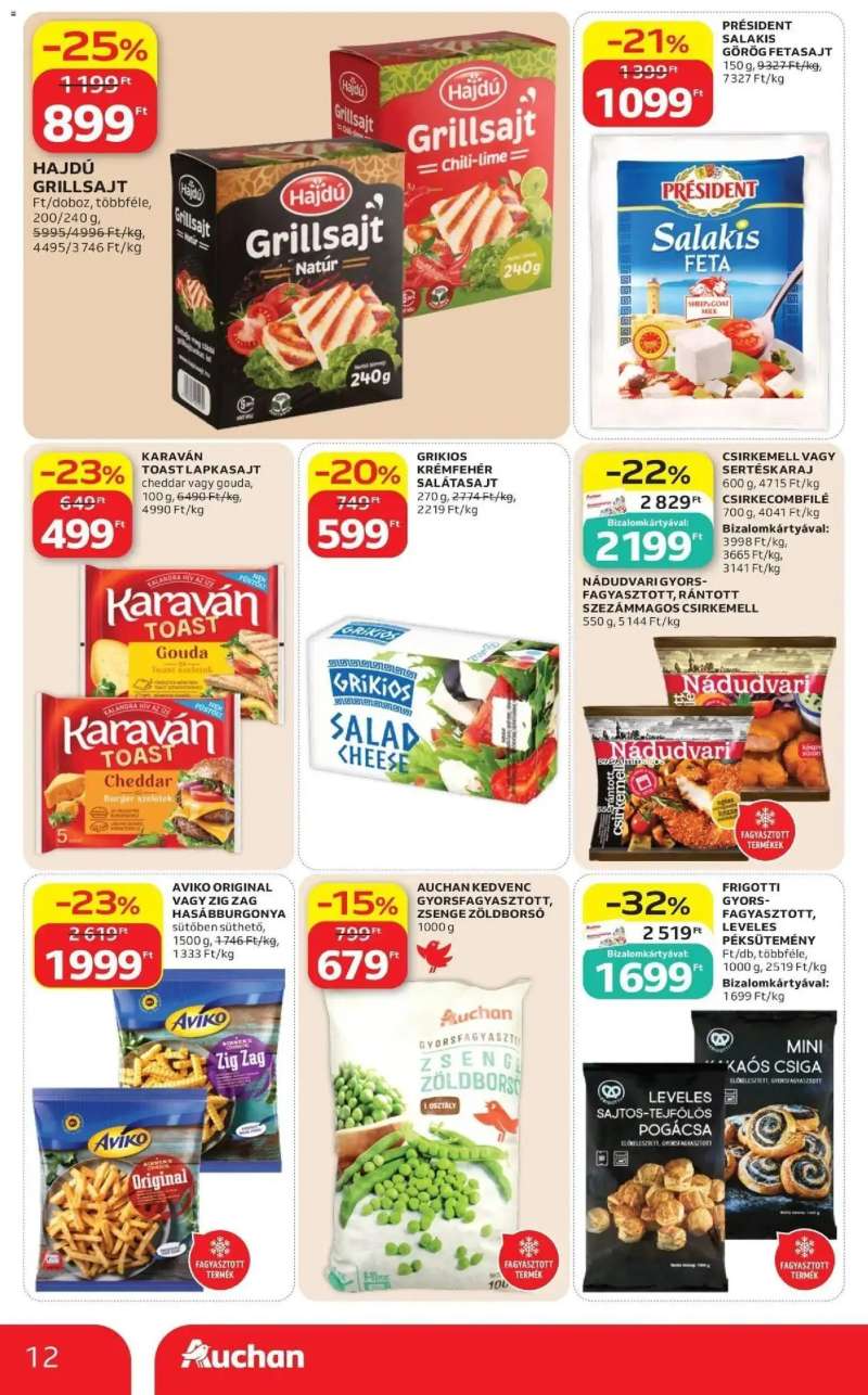 Auchan Auchan újság érvényessége 2026.06.24-ig 12 oldal
