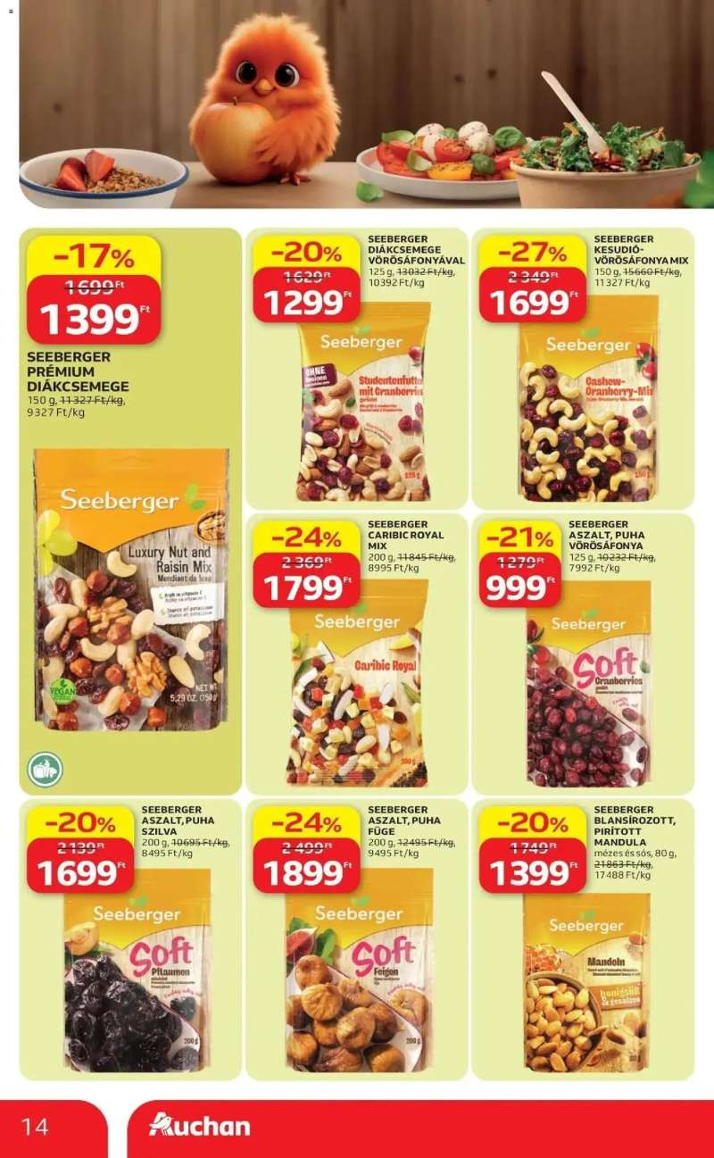 Auchan Auchan újság érvényessége 2026.06.24-ig 14 oldal