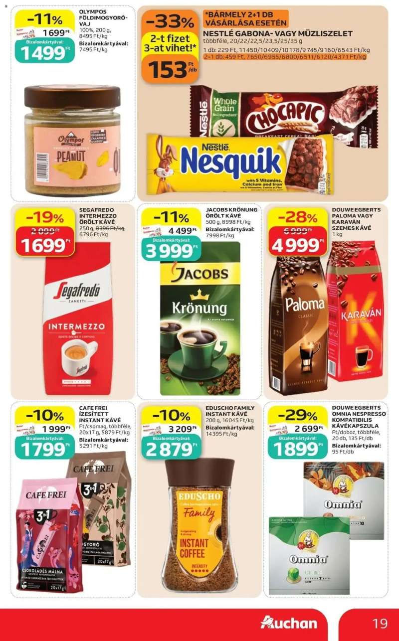 Auchan Auchan újság érvényessége 2026.06.24-ig 19 oldal