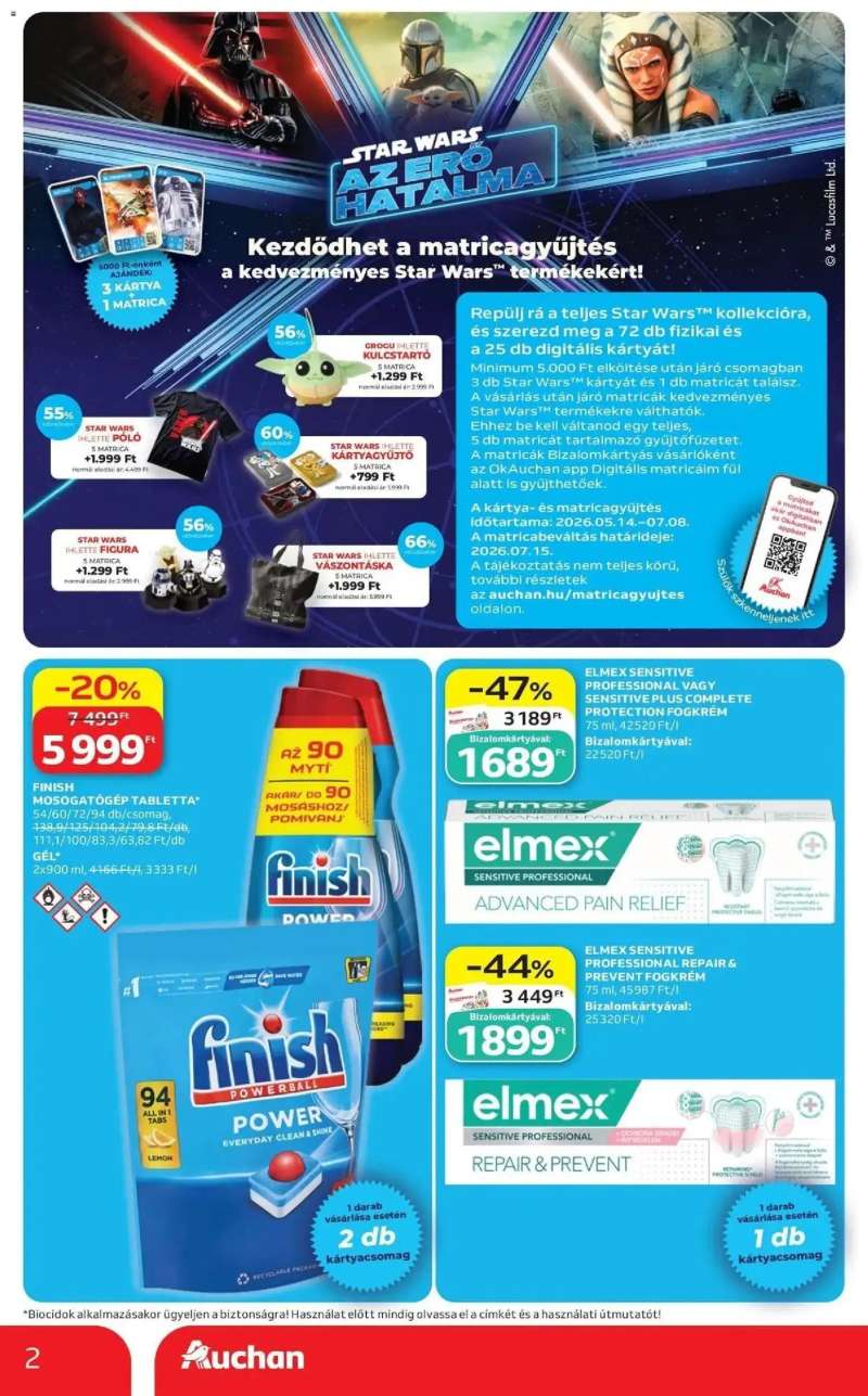 Auchan Auchan újság érvényessége 2026.06.24-ig 2 oldal