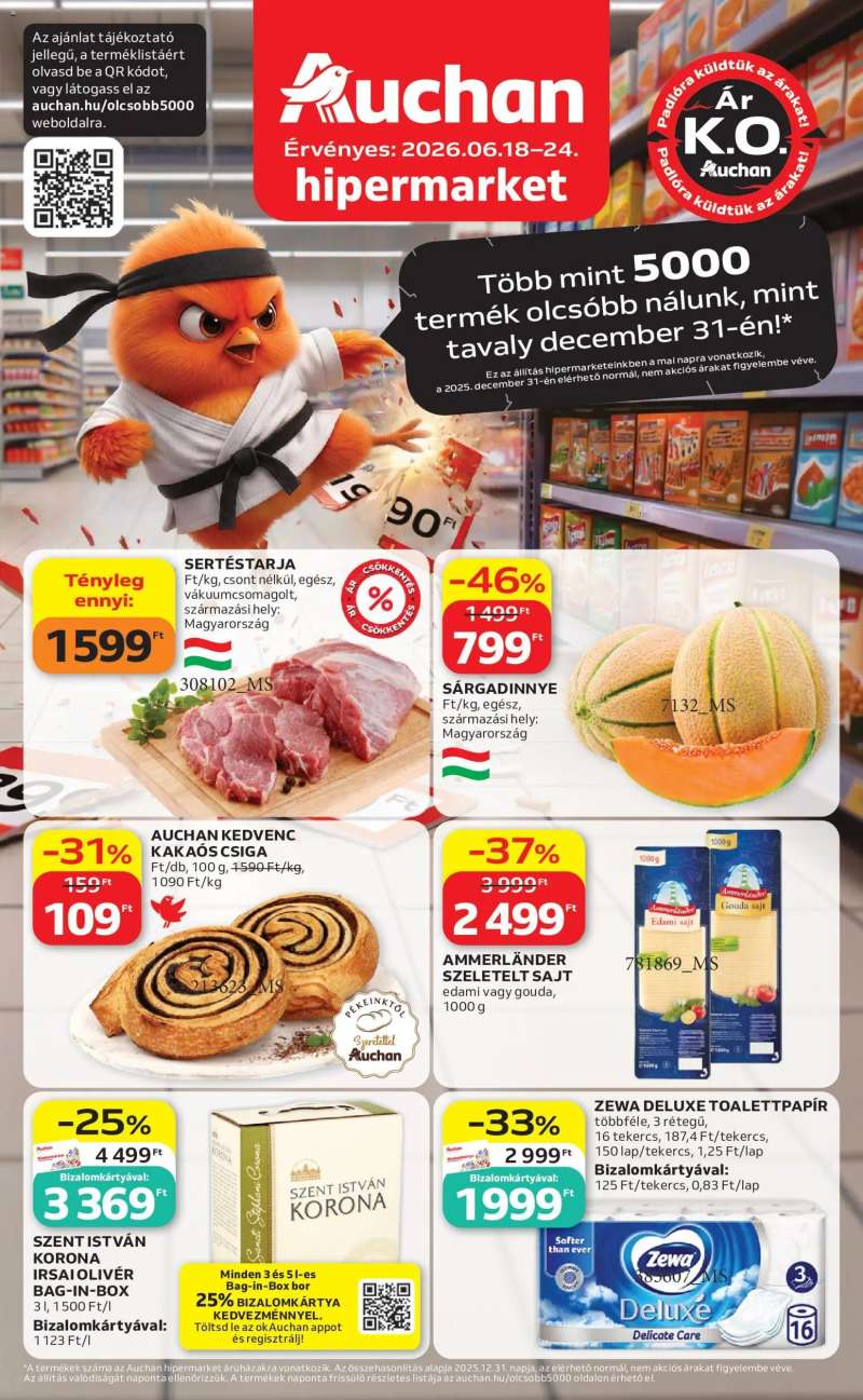 Auchan Auchan akciós újság 1 oldal