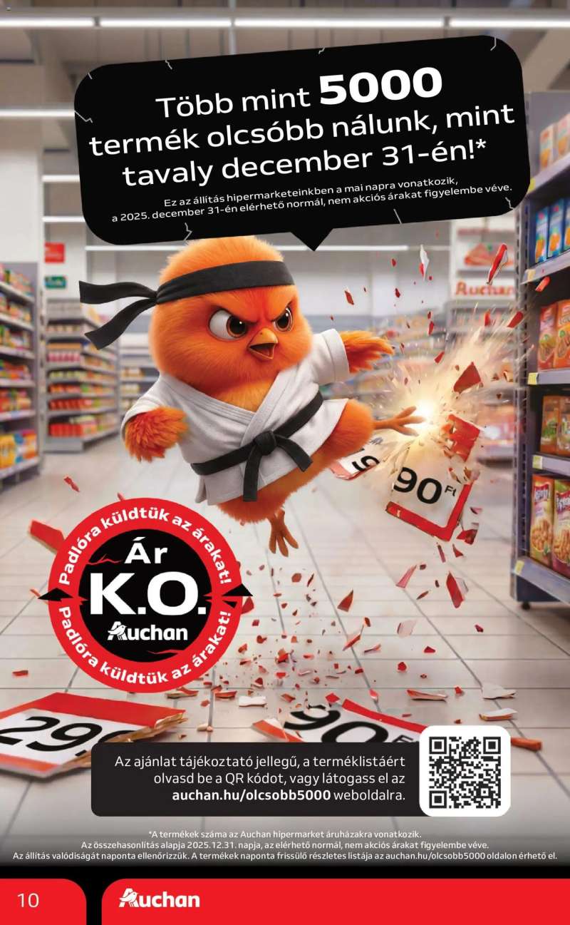 Auchan Auchan akciós újság 10 oldal