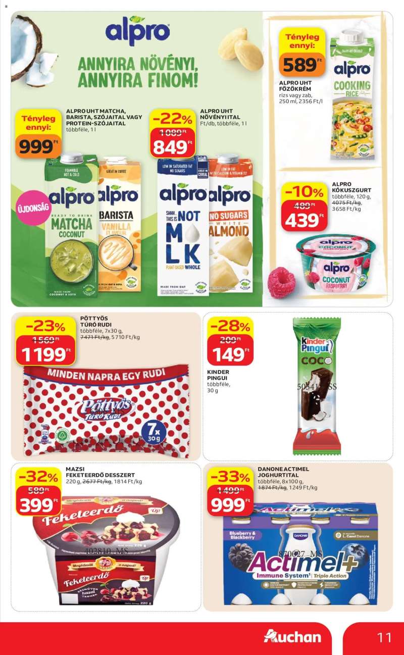 Auchan Auchan akciós újság 11 oldal