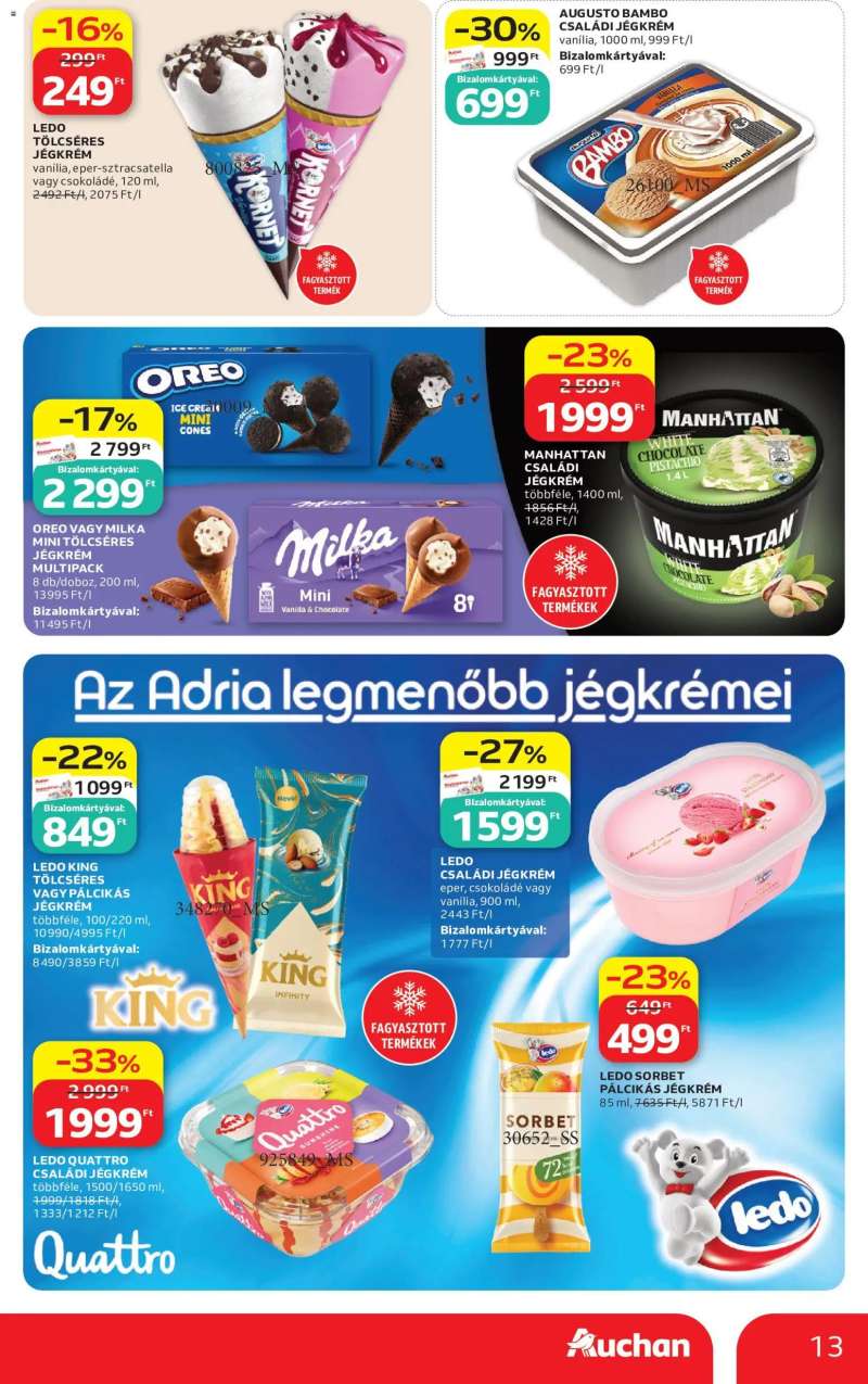 Auchan Auchan akciós újság 13 oldal