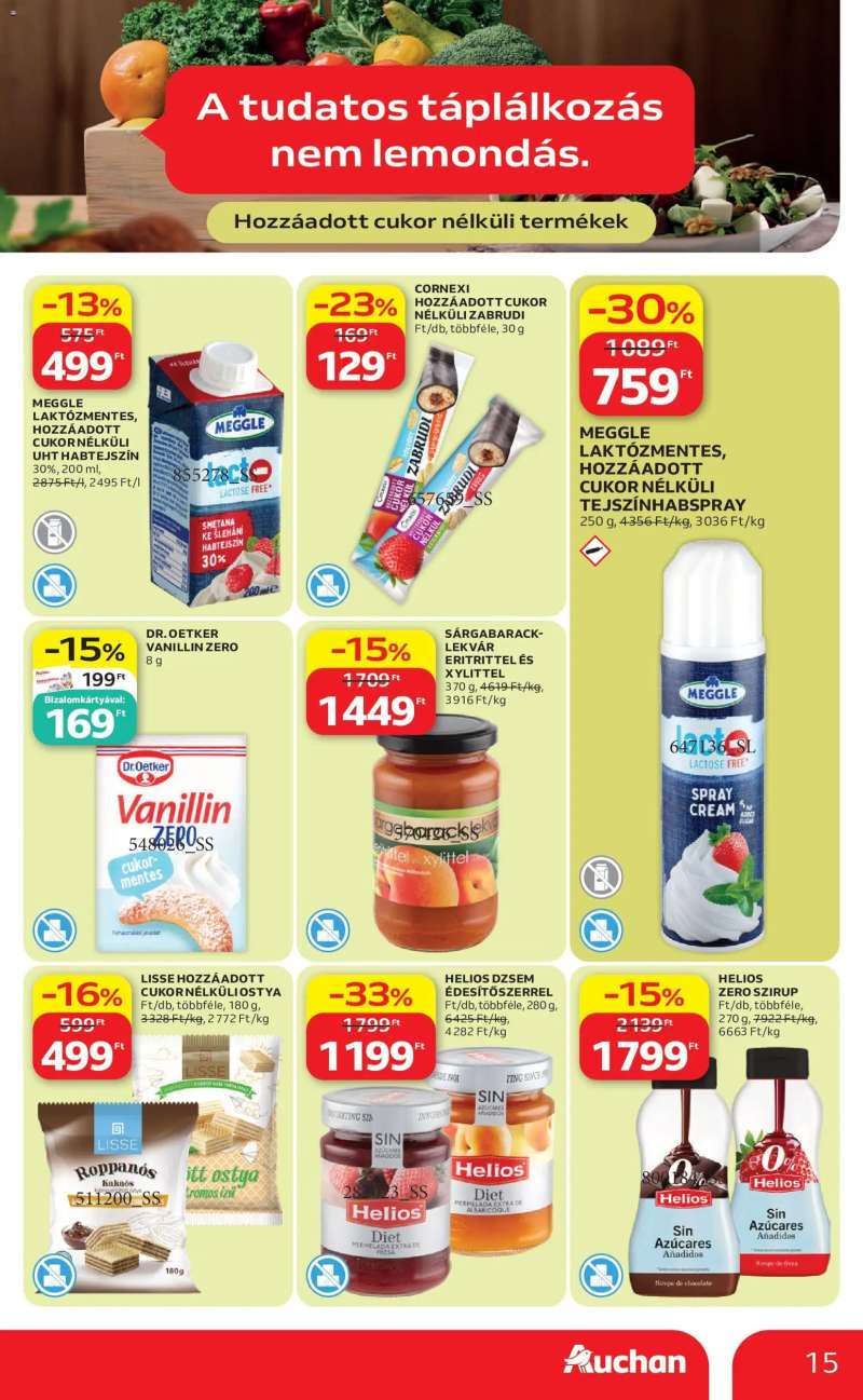 Auchan Auchan akciós újság 15 oldal