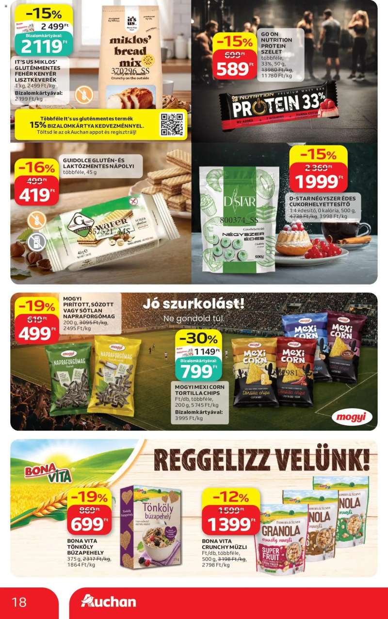 Auchan Auchan akciós újság 18 oldal