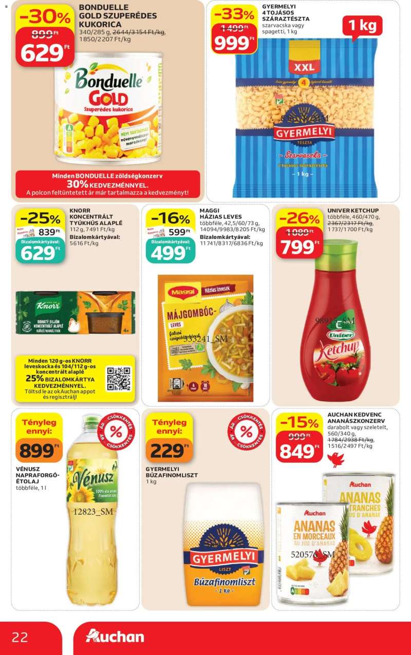 Auchan Auchan akciós újság 22 oldal