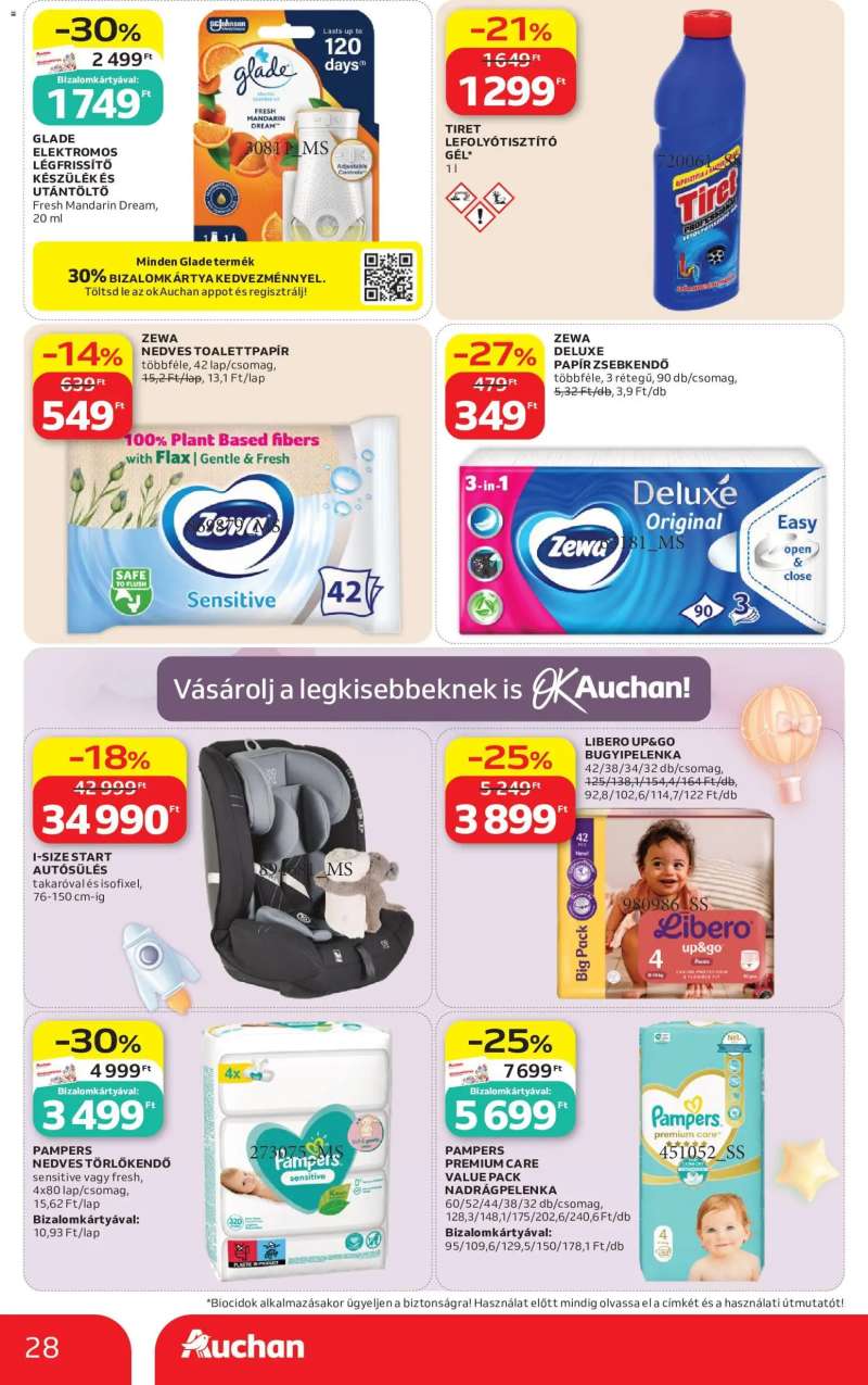 Auchan Auchan akciós újság 28 oldal