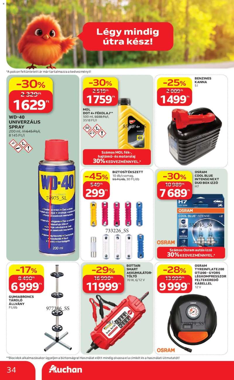 Auchan Auchan akciós újság 34 oldal