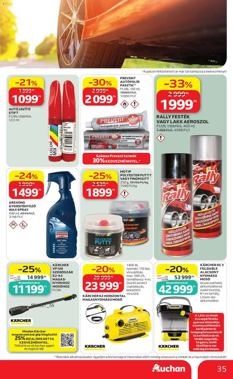 Auchan Auchan akciós újság 35 oldal