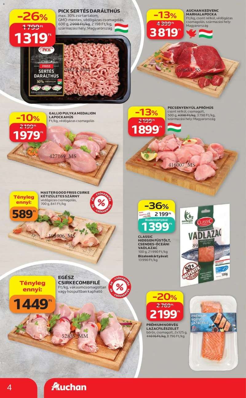 Auchan Auchan akciós újság 4 oldal