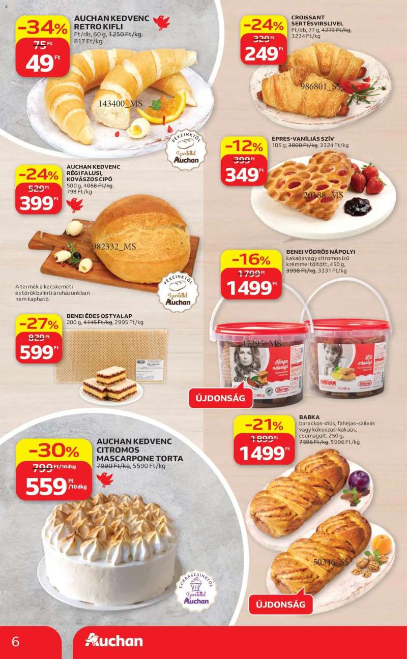 Auchan Auchan akciós újság 6 oldal