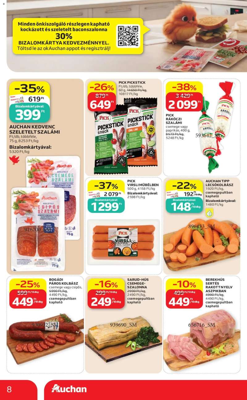 Auchan Auchan akciós újság 8 oldal