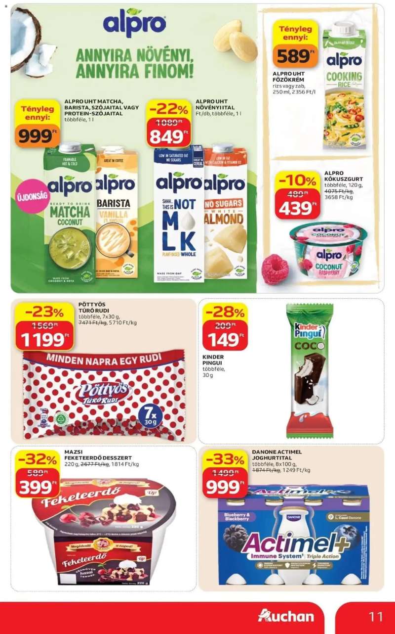 Auchan Auchan akciós újság Budapest 11 oldal