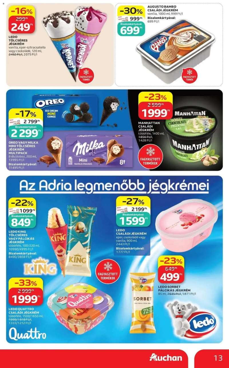 Auchan Auchan akciós újság Budapest 13 oldal