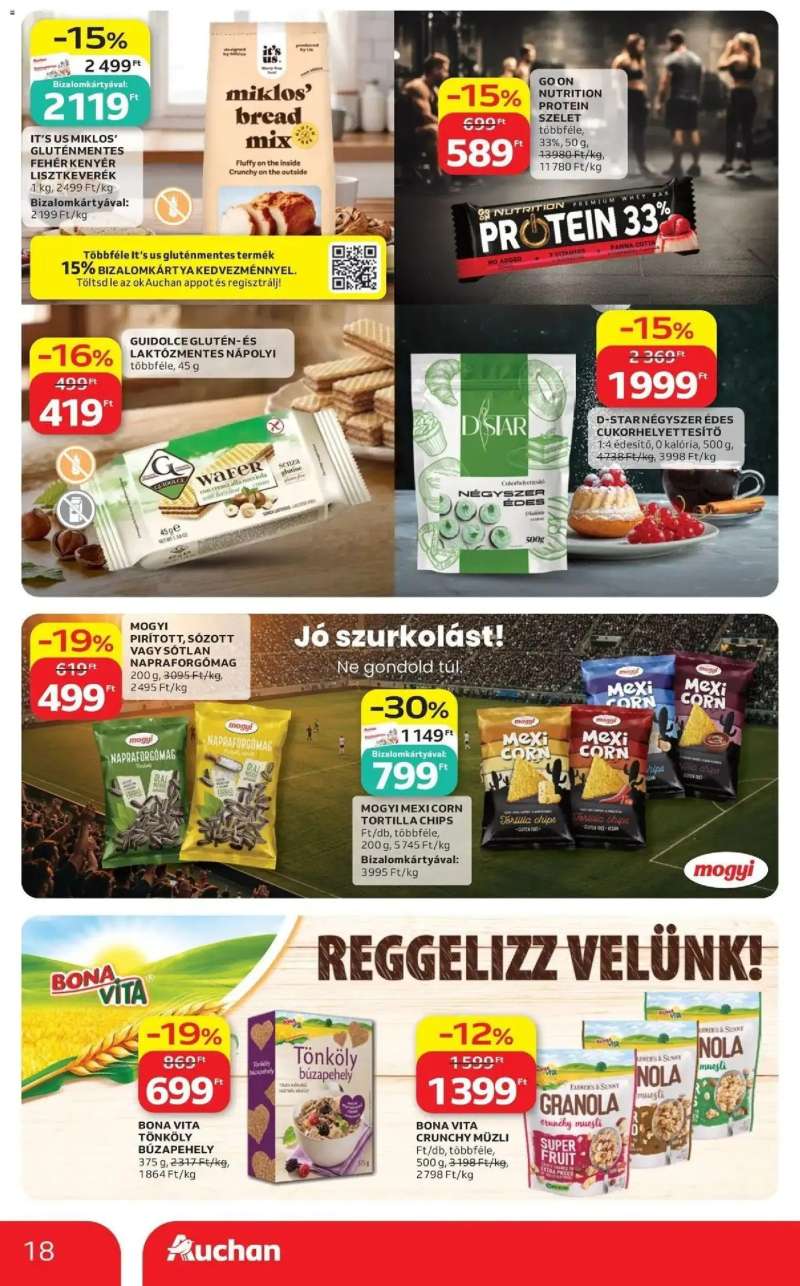 Auchan Auchan akciós újság Budapest 18 oldal