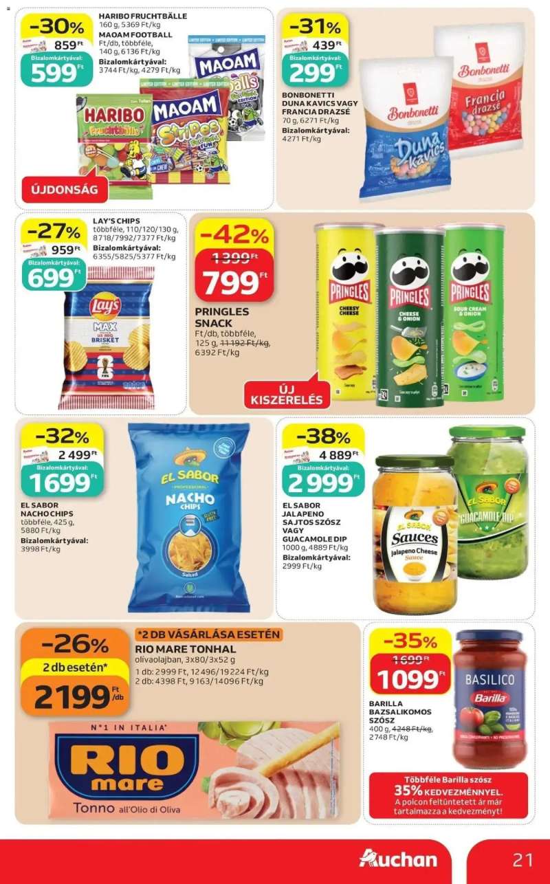 Auchan Auchan akciós újság Budapest 21 oldal