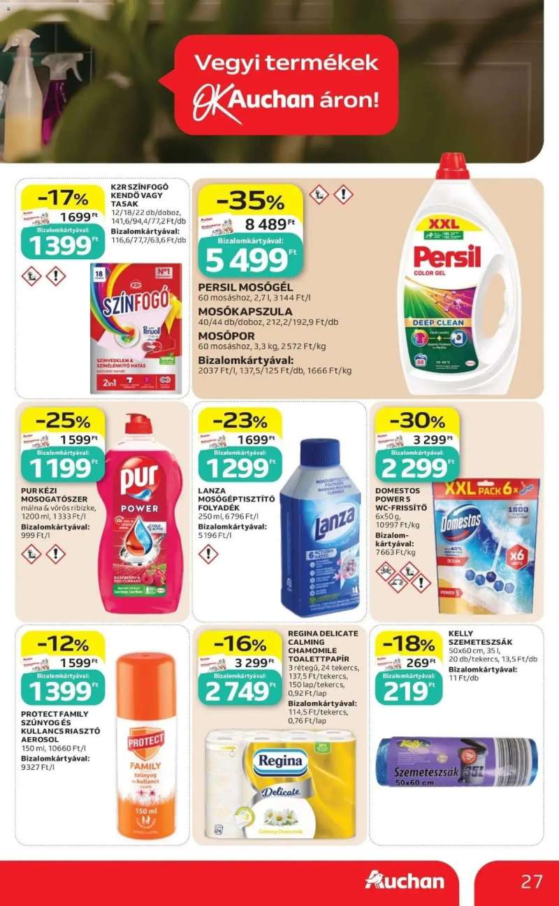 Auchan Auchan akciós újság Budapest 27 oldal