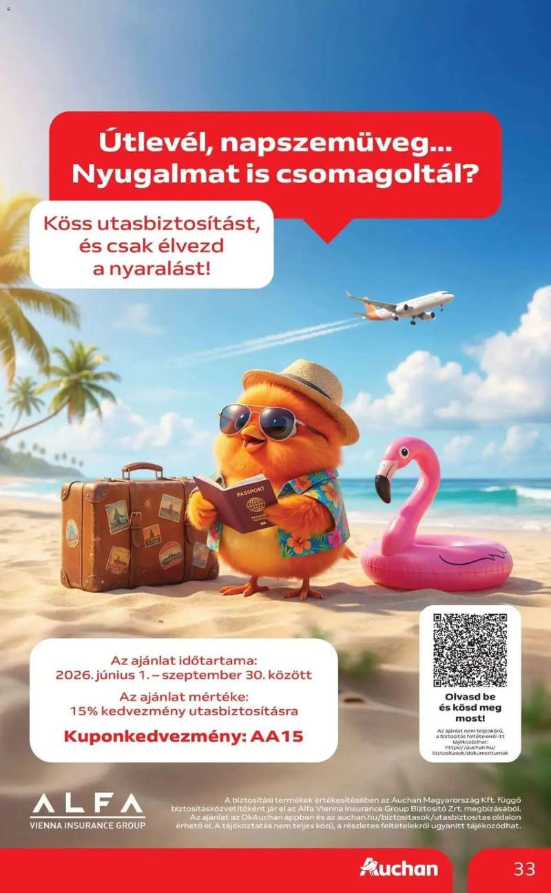 Auchan Auchan akciós újság Budapest 33 oldal