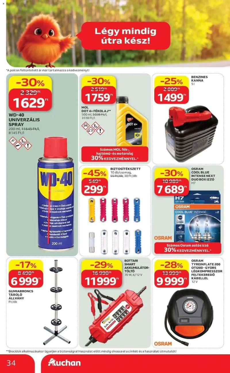 Auchan Auchan akciós újság Budapest 34 oldal