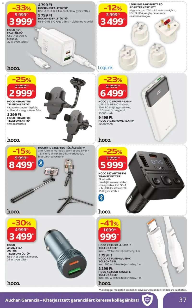 Auchan Auchan akciós újság Budapest 37 oldal