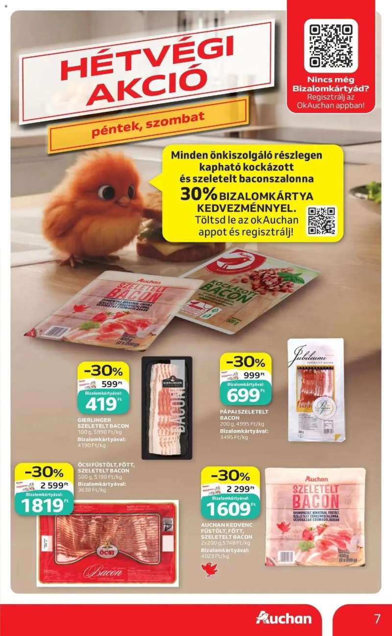 Auchan Auchan akciós újság Budapest 7 oldal
