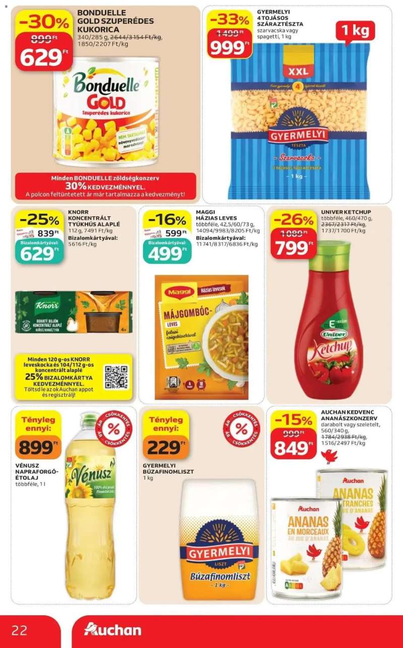 Auchan Auchan akciós újság Szeged 22 oldal