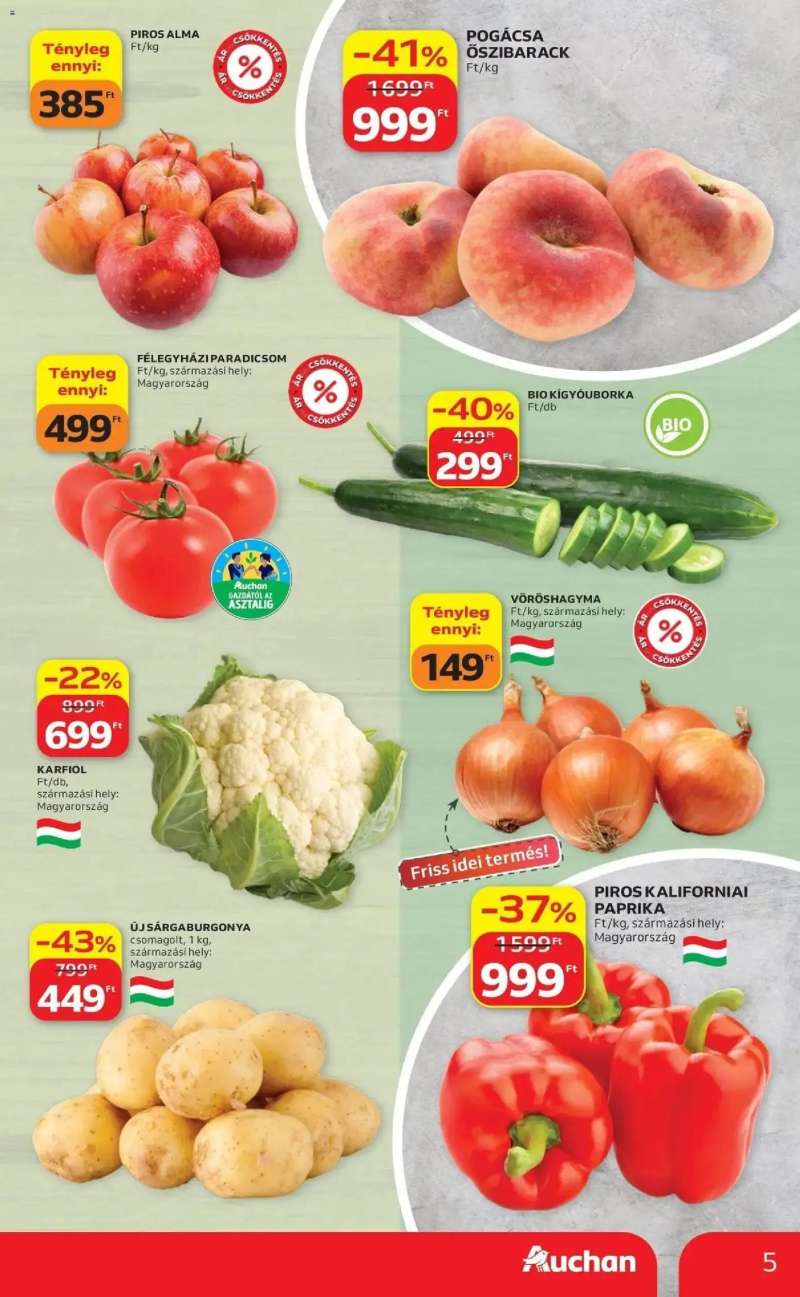 Auchan Auchan akciós újság Szeged 5 oldal