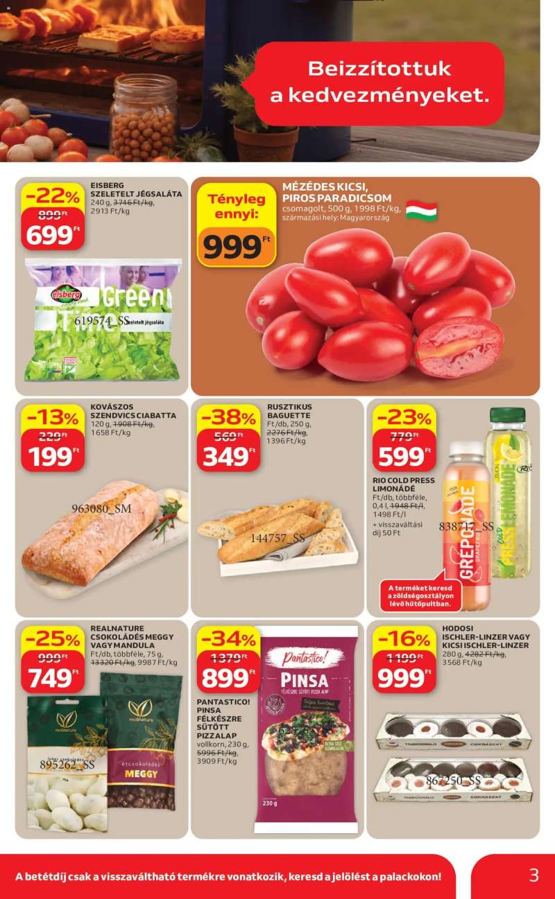 Auchan Auchan Grill ajánlataink 3 oldal