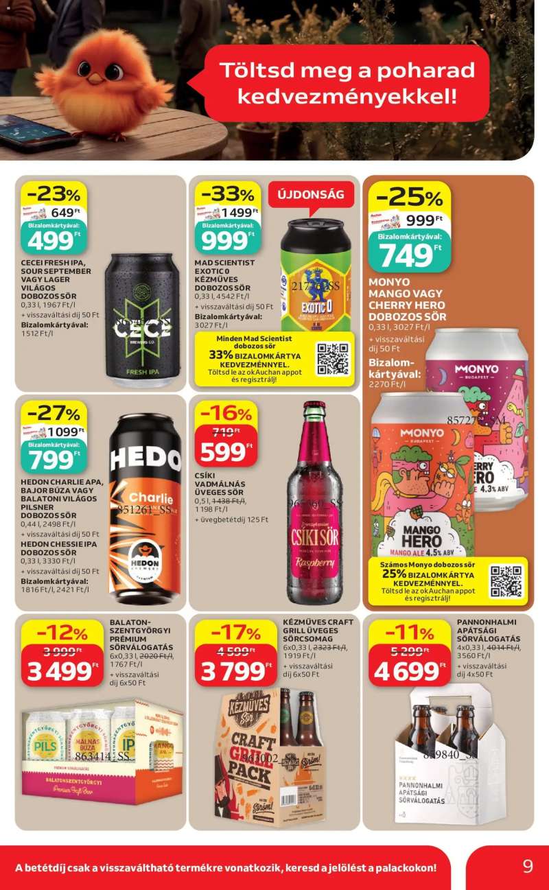 Auchan Auchan Grill ajánlataink 9 oldal