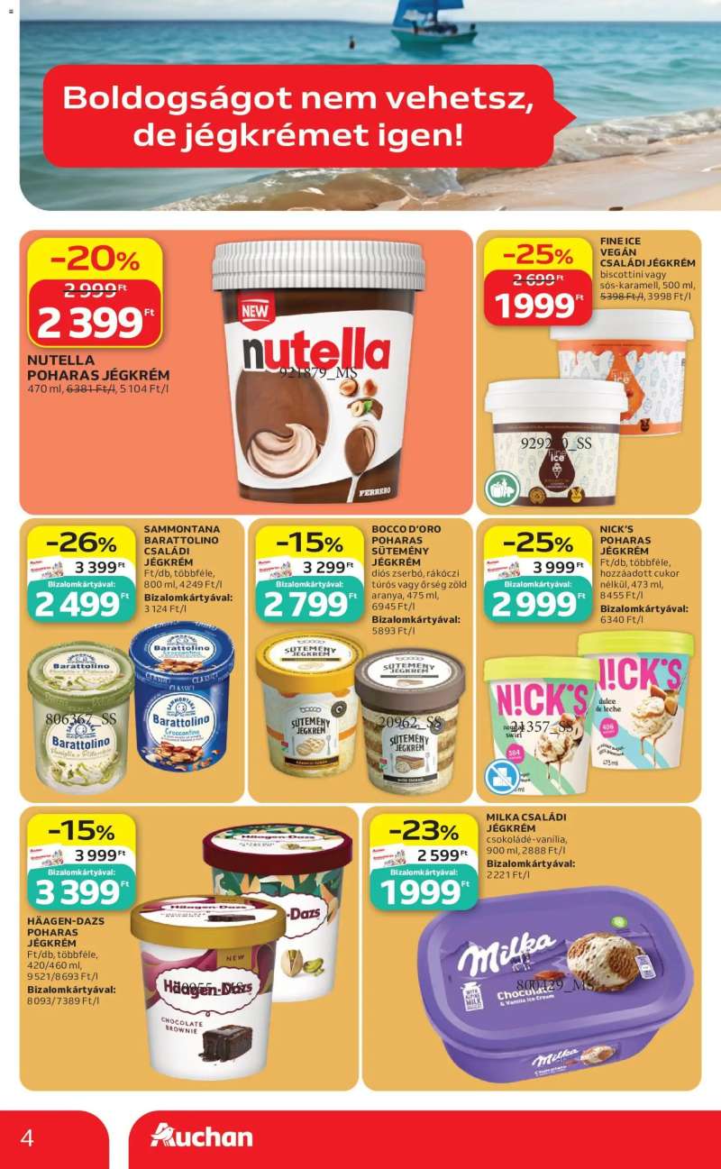 Auchan Auchan Jégkrémvilág 4 oldal