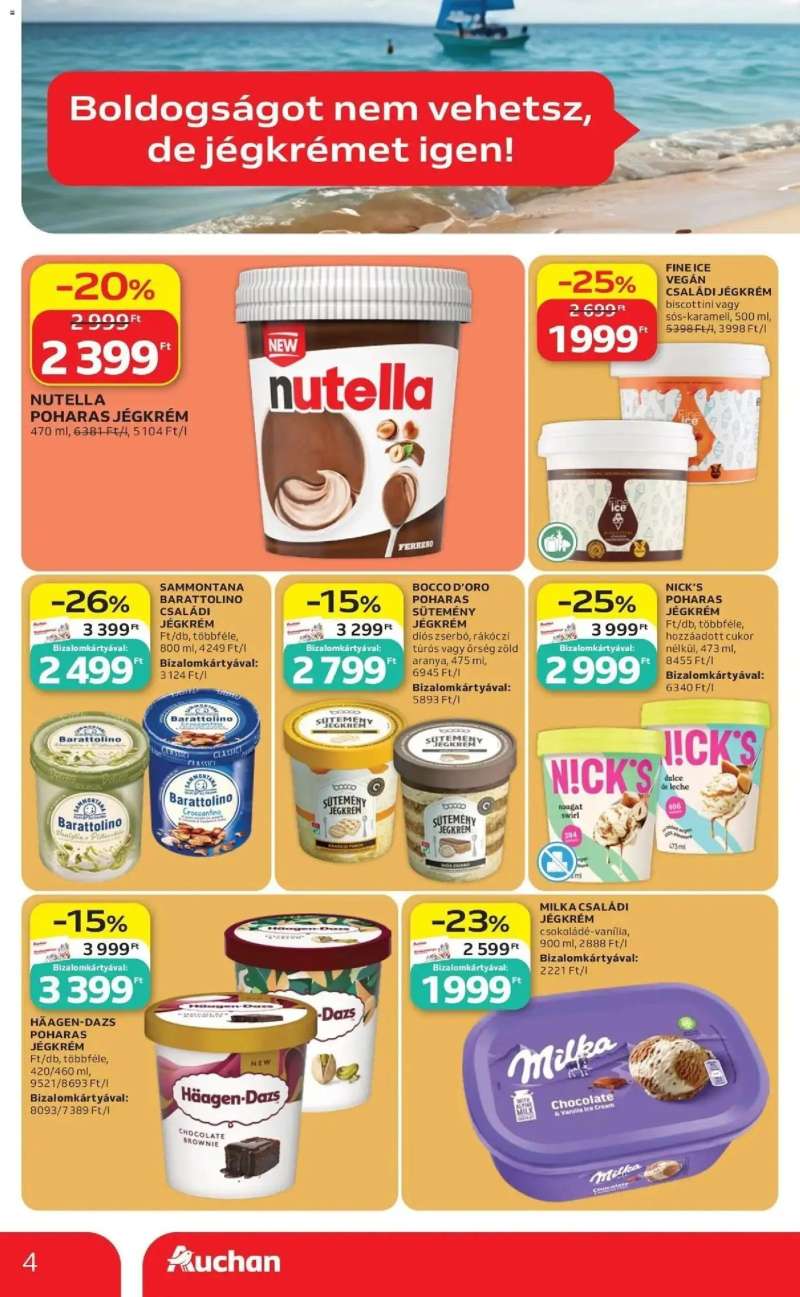 Auchan Auchan Jégkrémvilág Miskolc 4 oldal