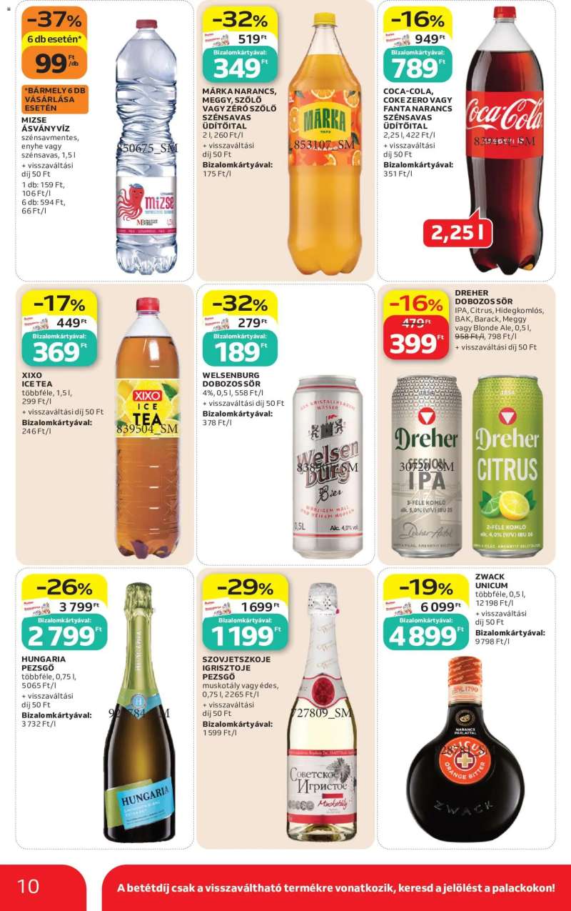 Auchan Auchan Szupermarket akciós újság 10 oldal