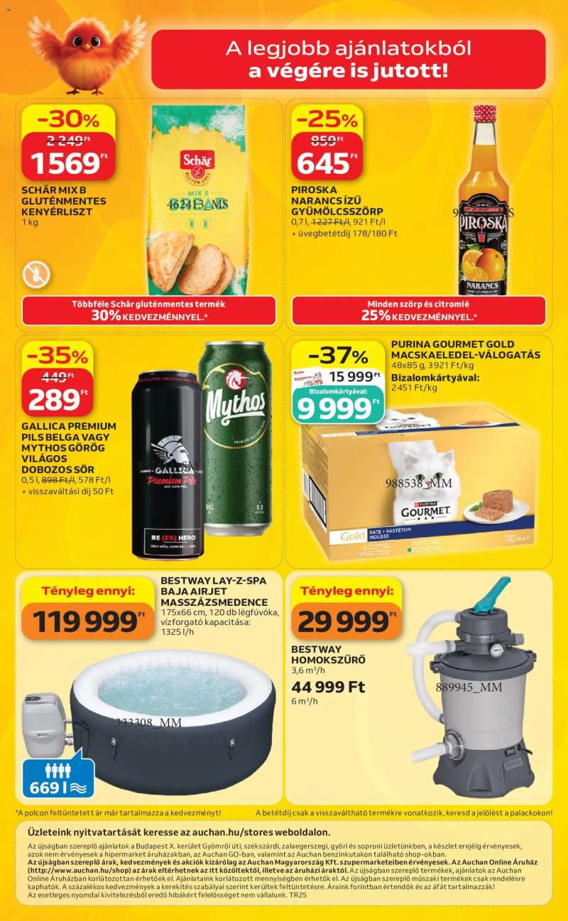 Auchan Auchan Szupermarket akciós újság 12 oldal