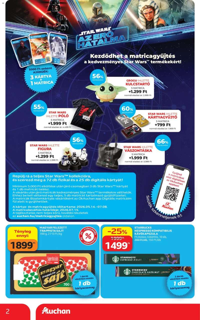 Auchan Auchan Szupermarket akciós újság 2 oldal