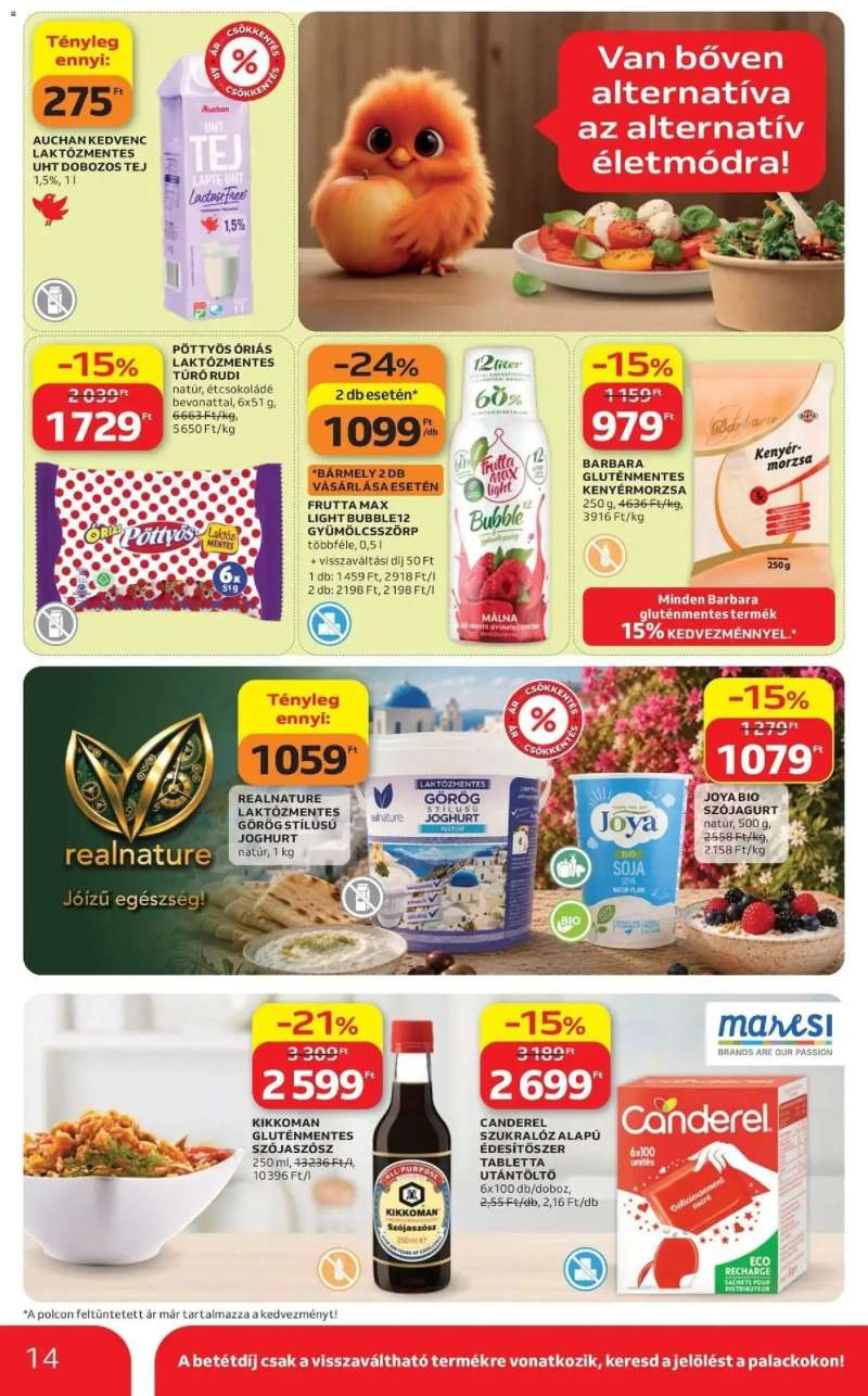 Auchan Auchan akciós újság Fót 14 oldal
