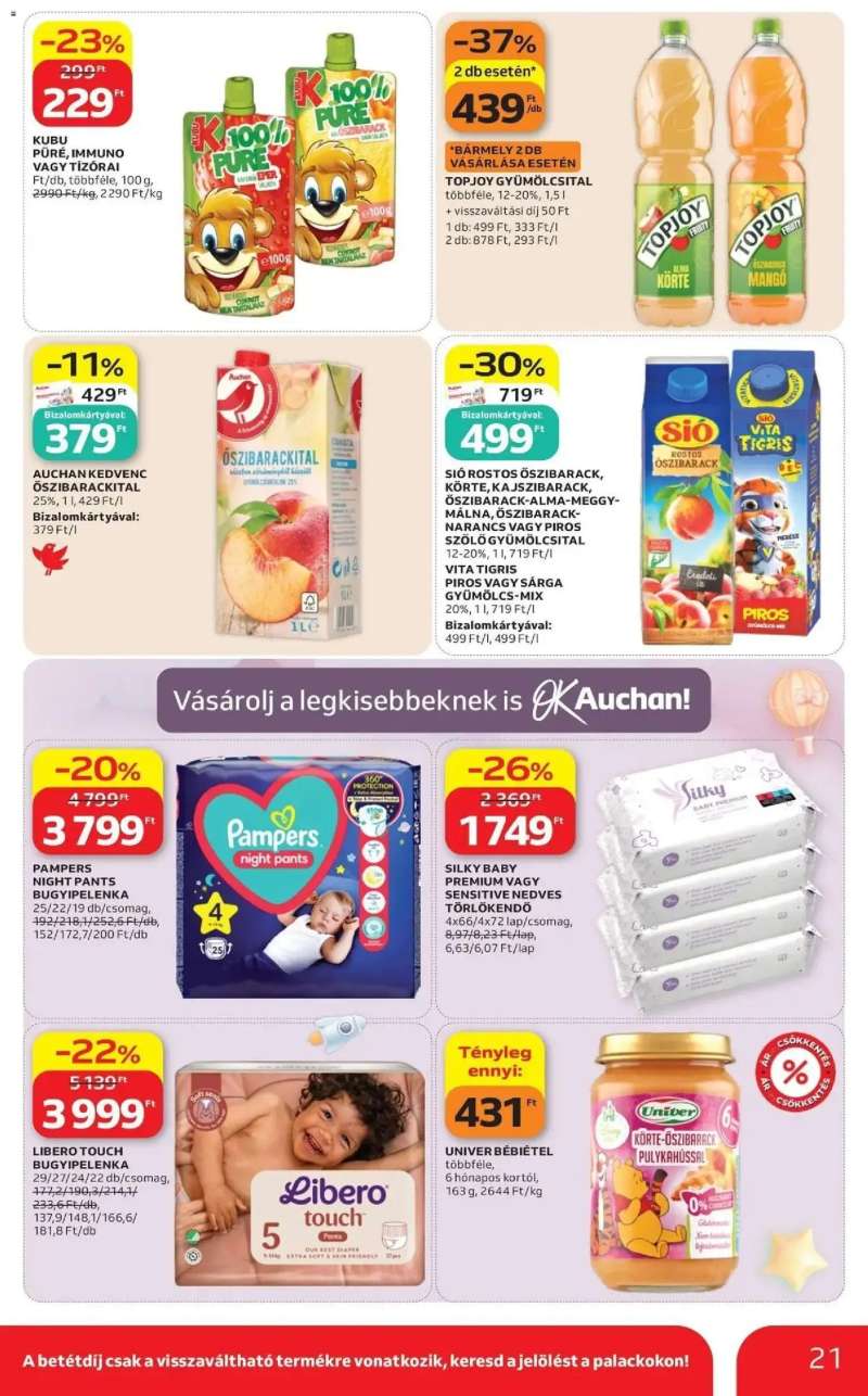 Auchan Auchan akciós újság Fót 21 oldal