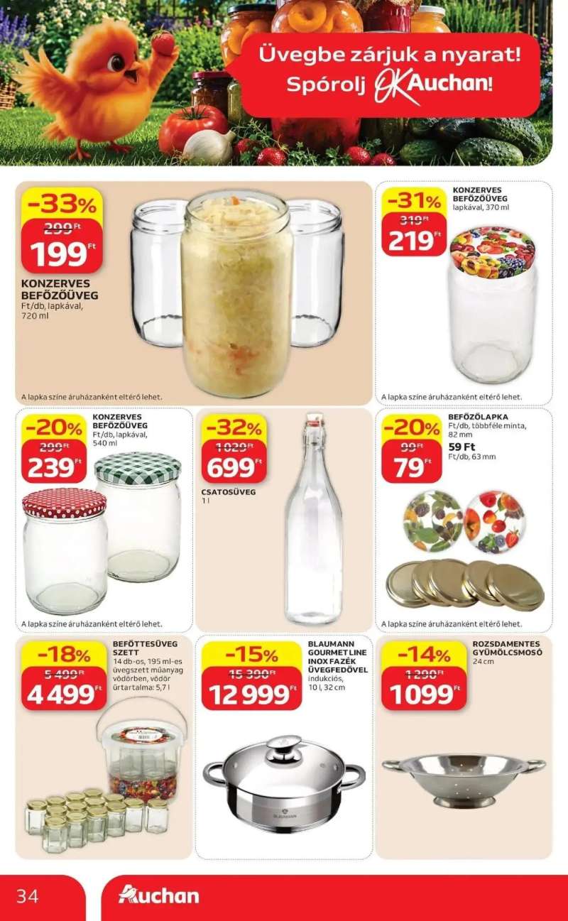 Auchan Auchan akciós újság Fót 34 oldal
