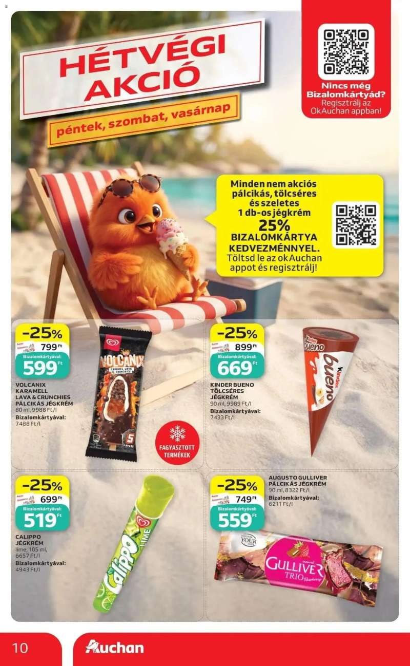 Auchan Auchan újság érvényessége 2026.07.01-ig 10 oldal