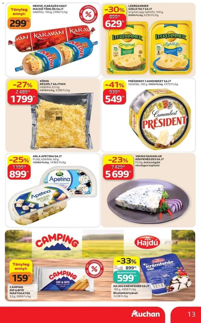 Auchan Auchan újság érvényessége 2026.07.01-ig 13 oldal